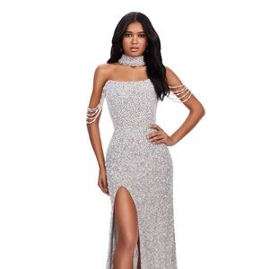 Ashley Lauren Pearl Gown